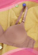 Plus-Size Thin Padded Cups Extra Long Straps Non-Wire Bra