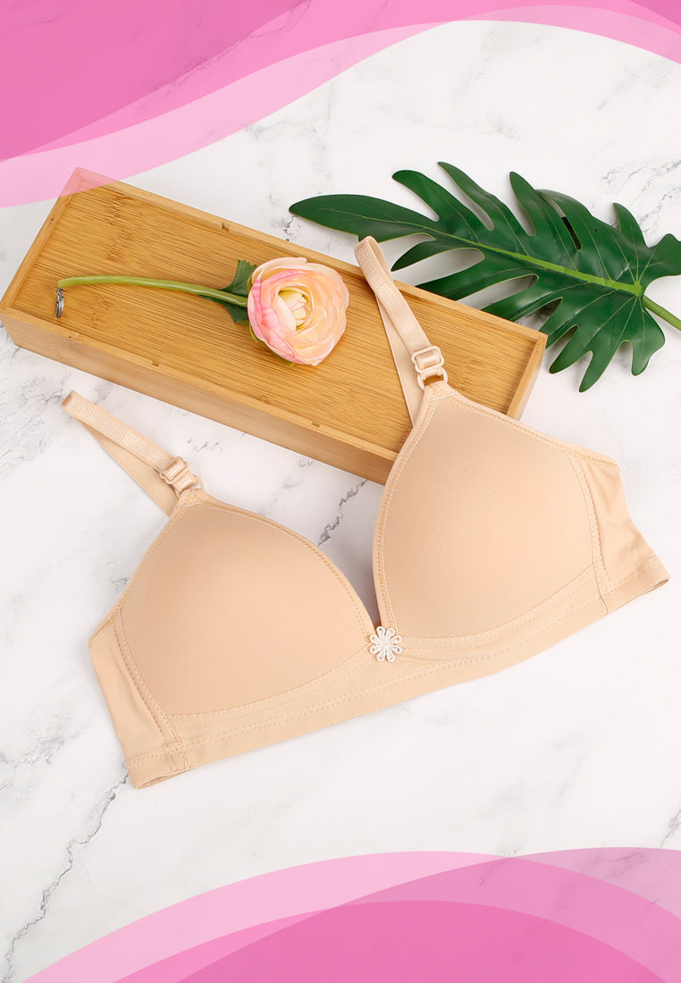 Padded Two-Tone Molded Non-Wire Bra